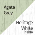 Agate Grey on Heritage White