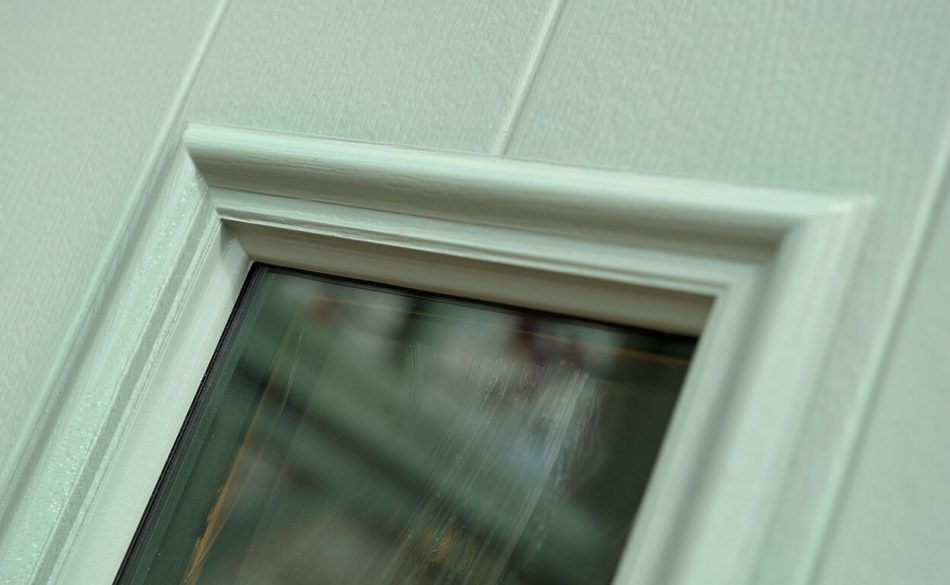 Composite door double glazing