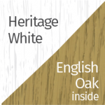 Heritage White on English Oak